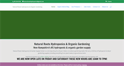 Desktop Screenshot of naturalrootshydroponics.com