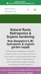 Mobile Screenshot of naturalrootshydroponics.com